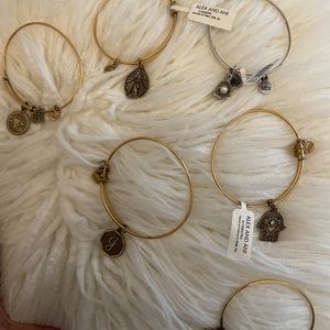 Bundle of Alex and Ani bracelets